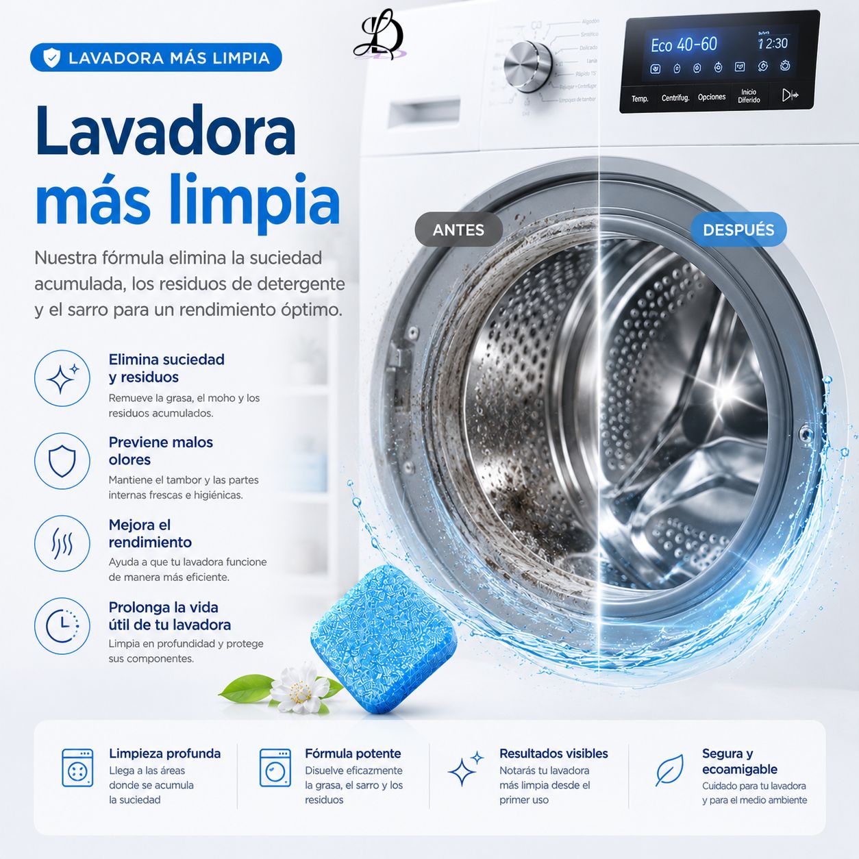 Pastillas Limpiadoras Para Lavadoras