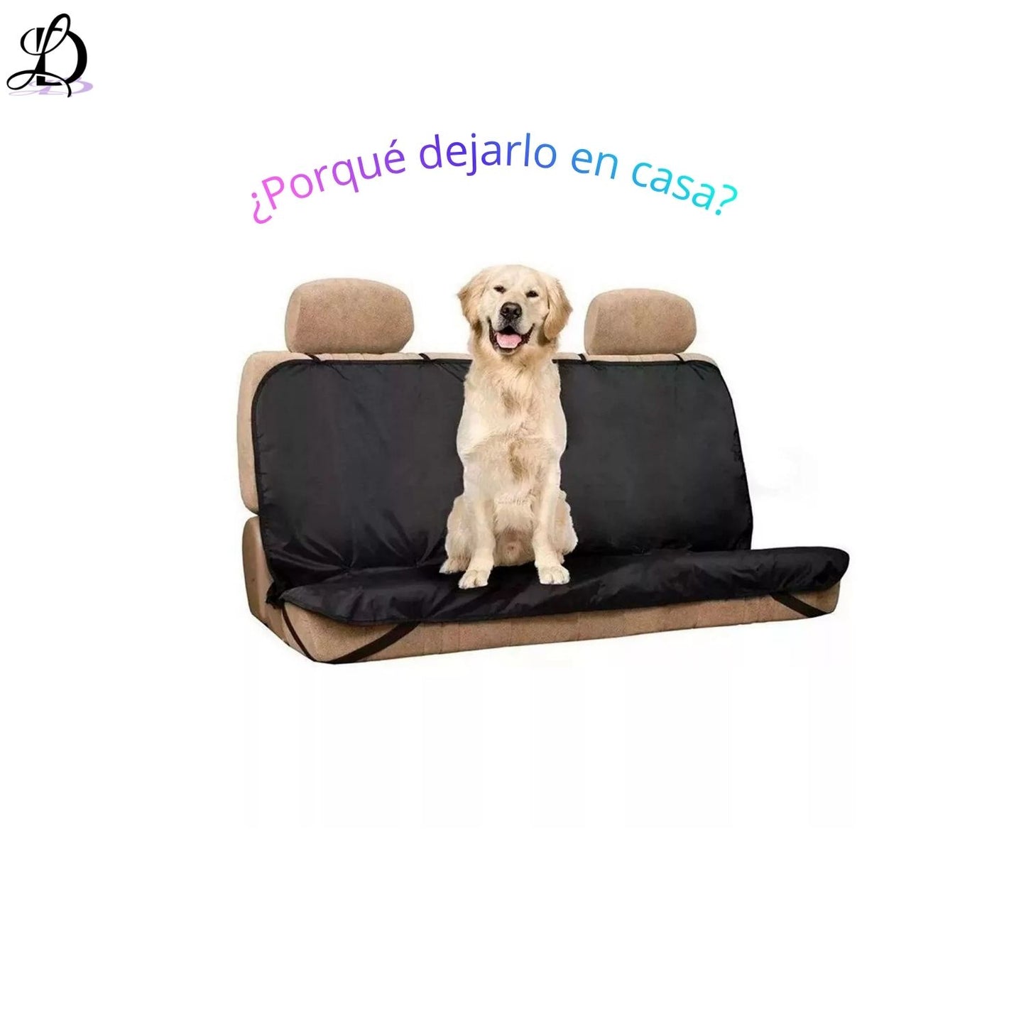 F - TAPETE PROTECTOR PARA AUTO PERRO IMP
