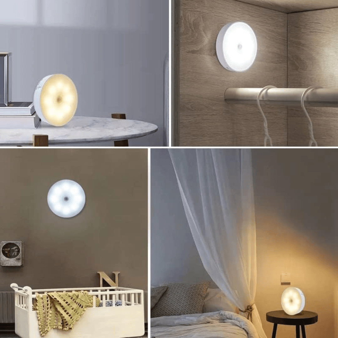 LUZ LED SENSOR DE MOVIMIENTO PACK POR 3