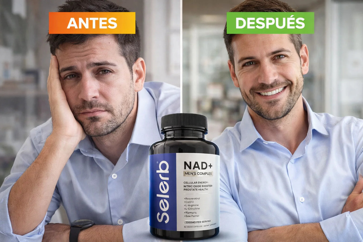 SELERB NAD MEN´S COMPLEX - Energía y vitalidad cada día