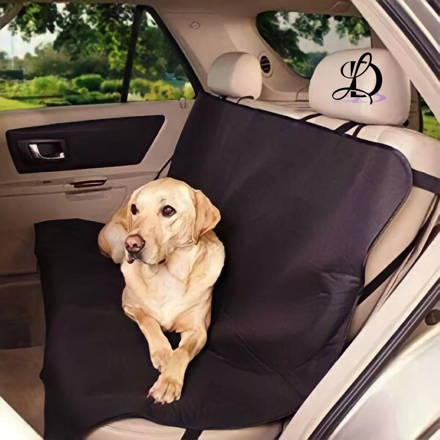 F - TAPETE PROTECTOR PARA AUTO PERRO IMP