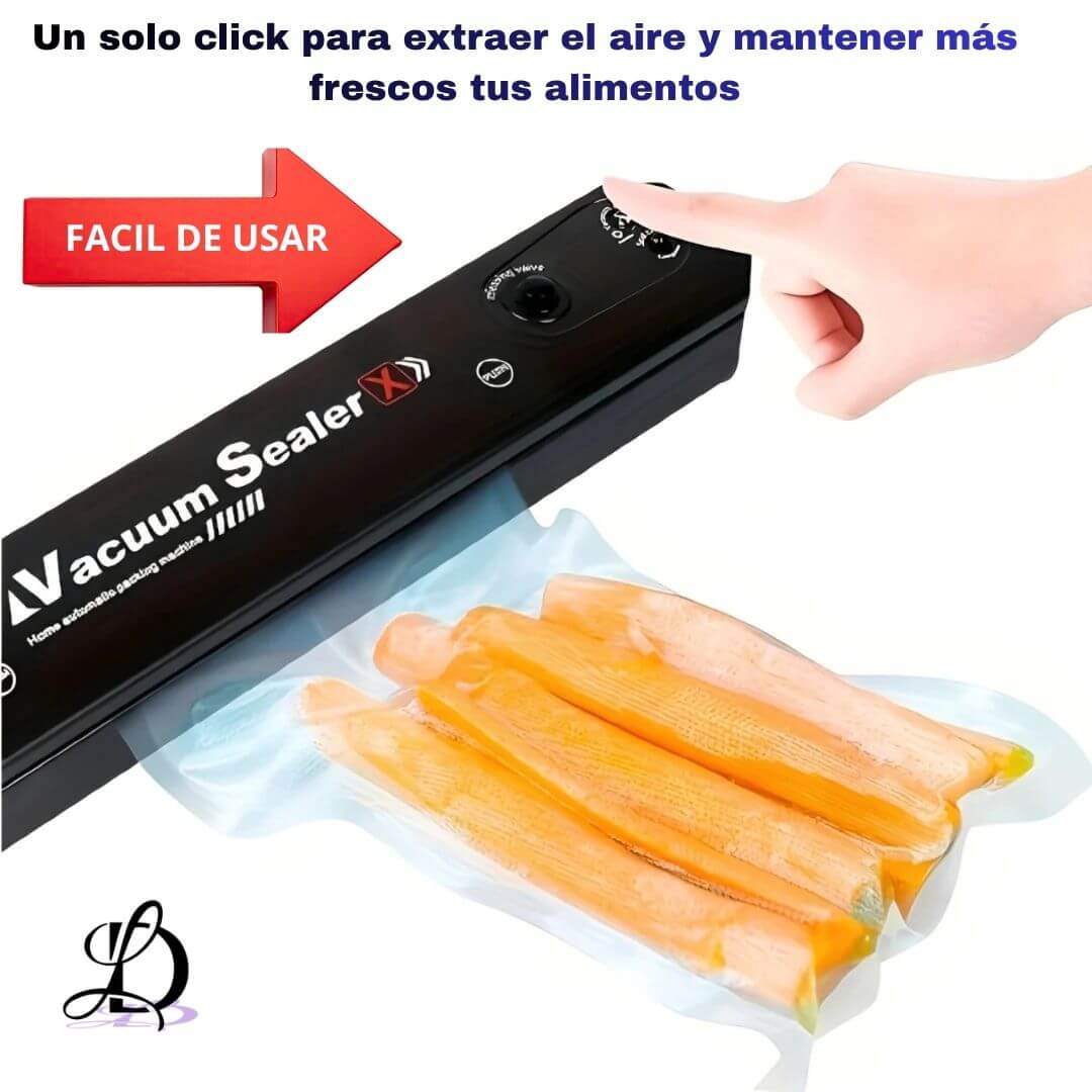 SELLADORA AL VACIO + rollo 5 mts