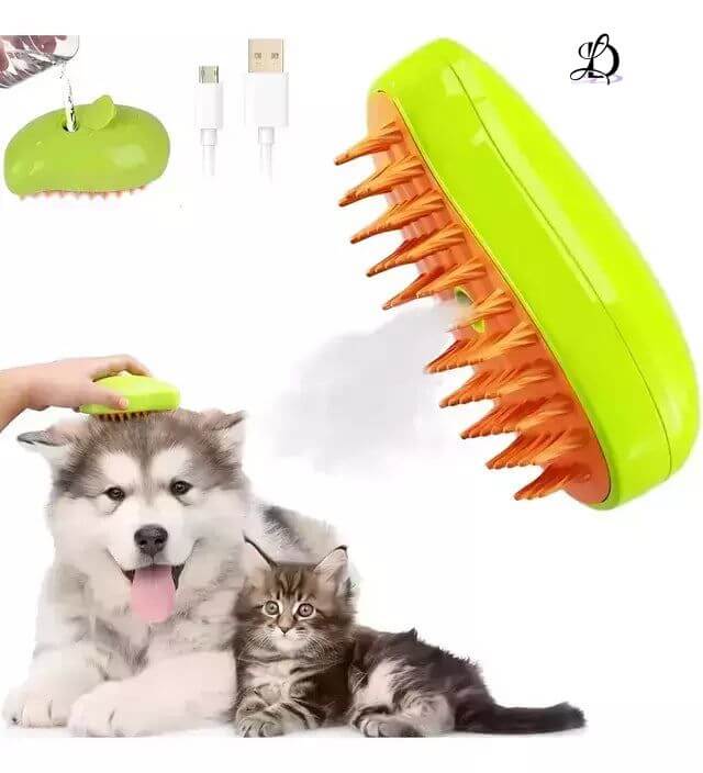 Cepillo vapor para  mascota