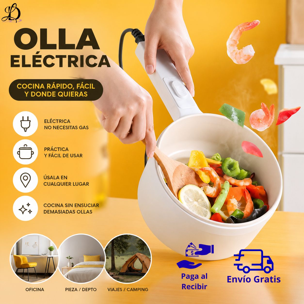 Olla Eléctrica Multifuncional 1,8 L