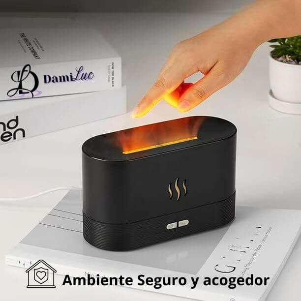 HUMIFICADOR DE LLAMA  CON LUZ LED