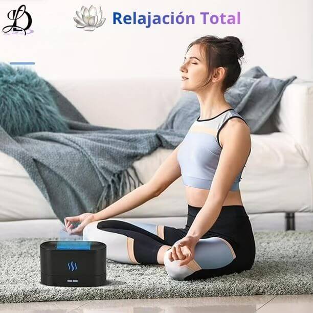 HUMIFICADOR DE LLAMA  CON LUZ LED