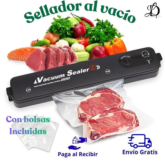 SELLADORA AL VACIO + rollo 5 mts