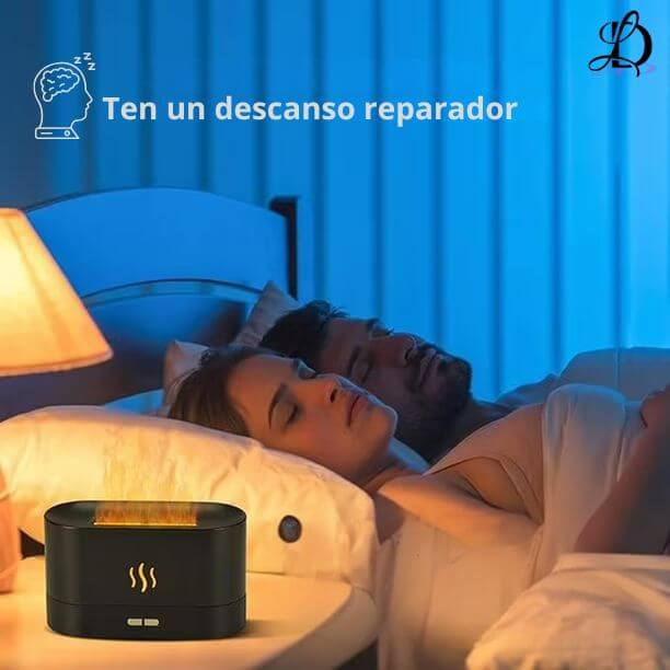 HUMIFICADOR DE LLAMA  CON LUZ LED